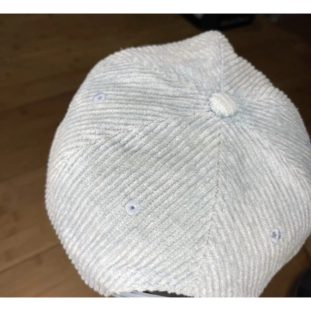 HAVE A NICE‎ GAME Nashville Script Light Baby Blue Corduroy Retro Snapback Hat